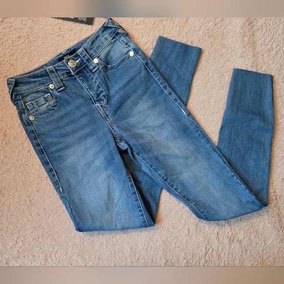 True Religion Women's Halle Blue Skinny Jeans NWT - Picture 4 of 5